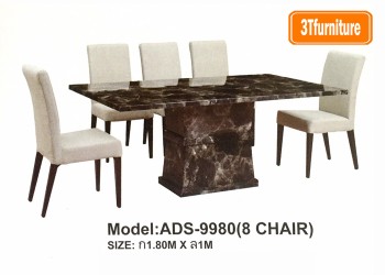 โต๊ะอาหารหน้าหินอ่อน ADS-9980